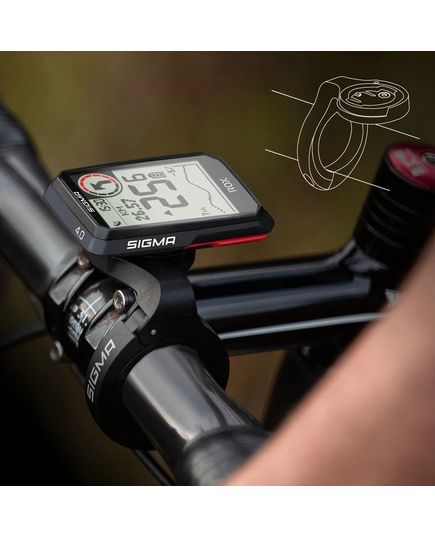 Велокомп'ютер ROX 4.0 Black HR Set Sigma Sport, зображення 3