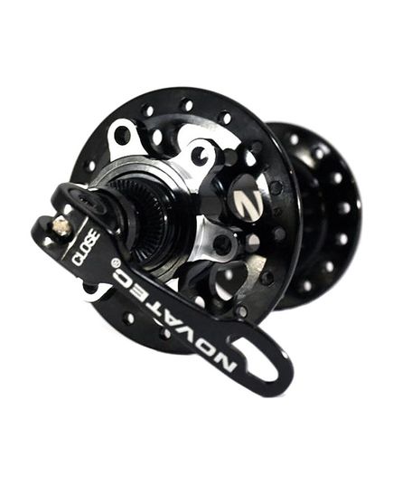 Втулка передня Novatec D791SB, 32H, чорний, зображення 4