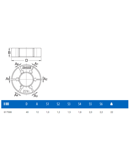 Ключ Unior Tools спицевий для плоских ніпелів, зображення 2