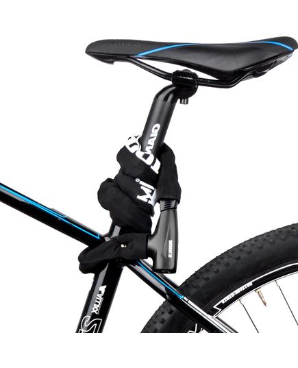 Велозамок ETOOK ET455 6 x 1000 мм черный цепной, изображение 4