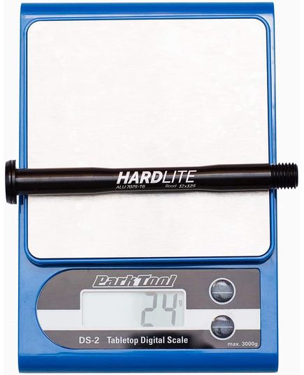 Вісь передня Hardlite ROAD 12 x 125/RAT 127 чорна, зображення 2