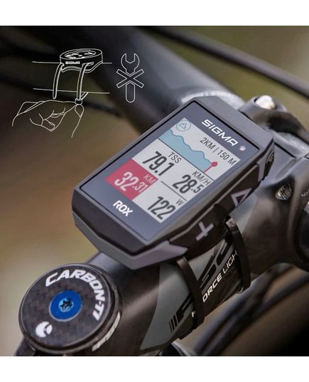 Велокомп'ютер ROX 11.1 EVO Black Sigma Sport, зображення 3