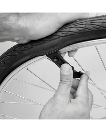 Бортовочные лопатки POLISPORT Tire Lever литые пластиковые черный, набор 3 шт., изображение 2