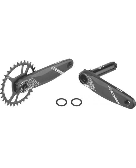 Шатуни TRUVATIV Descendant 6K Eagle Boost 148 DUB 12шв 175 Зірка 32t X-SYNC 2 Black, зображення 2