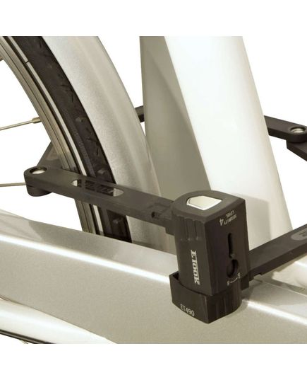 Велозамок ETOOK ET490L 5 х 900мм фолдінговий чорний, зображення 2