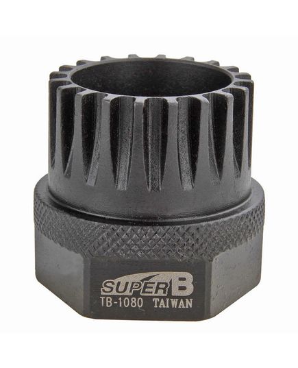 Велоінструмент зйомник каретки SUPERB TB-1080 ДЛЯ SHIMANO/ISIS під ключ 24 мм, зображення 2