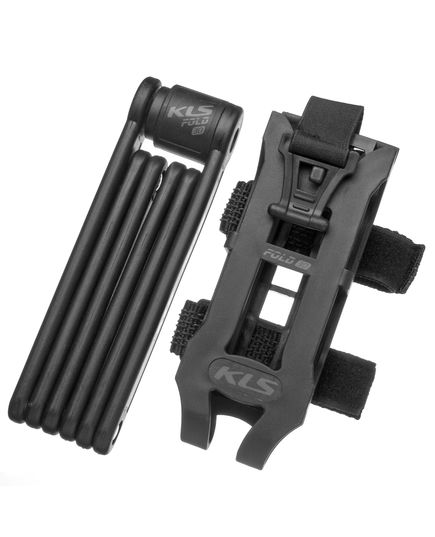 Замок KLS Tough 30 фолдінговий сірий, Колір: Сірий, зображення 2