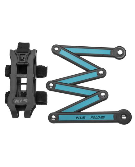 Замок KLS Tough 30 фолдінговий синій, Колір: Синій, зображення 5