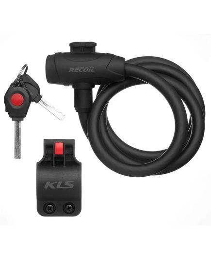 Велозамок KLS Recoil 12x1500 мм  (KL­052) з кронштейном, зображення 2