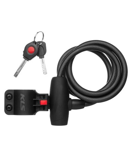 Замок KLS Coil (KL-051) 10x1800 мм, дымчато-черный, изображение 4