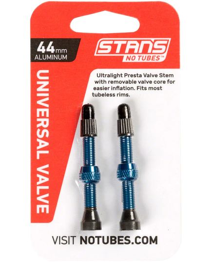 Ниппель универсальный Stan's Notub PRESTA 44мм, (2шт), голубой, Цвет: Голубой, изображение 2