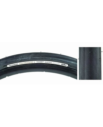 Покришка GRAVELKING Slick+ Panaracer, 700x38C Black, зображення 2