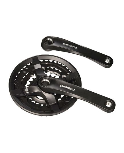 Шатуни Shimano FC-TY501, 170мм, 48X38X28, 6/7/8-шв, захист зірок, зображення 2