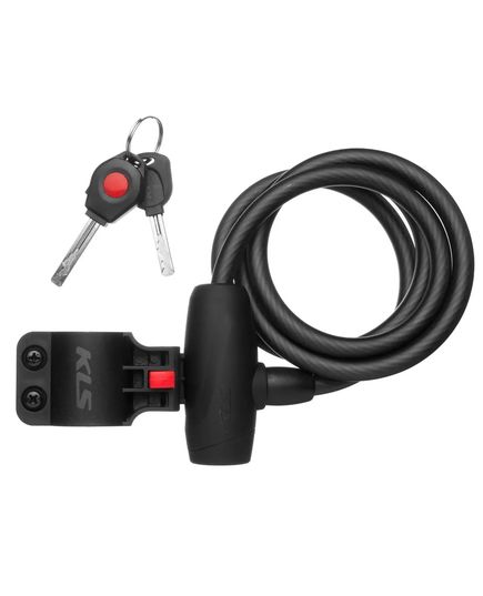 Замок KLS Coil (KL-051) 10х1200 мм, дымчато-черный, изображение 3