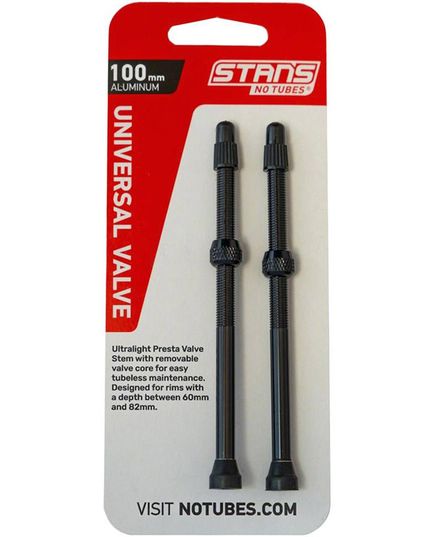 Ниппель универсальный Stan's Notub PRESTA 100мм, (2шт), черный, изображение 2
