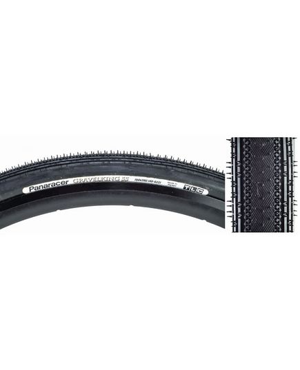 Покришка GRAVELKING SS Panaracer, 700x38C Black, Колір: Чорний, Діаметр колеса: 28", Ширина в дюймах: 1.50" (40C), зображення 2