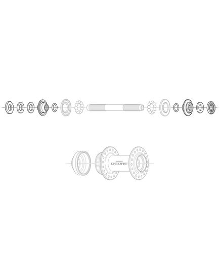 Конус Shimano HB-M595 правый передней втулки, изображение 4