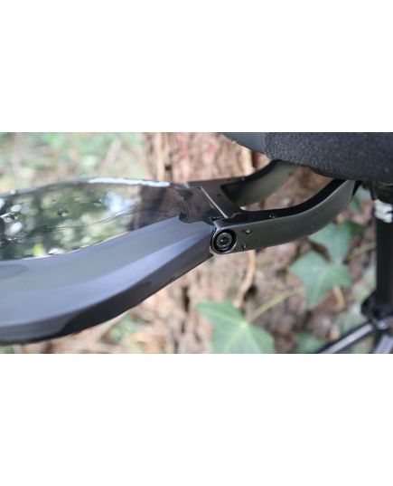 Крило POLISPORT S-Mud MTB заднє чорний MTB на седло, зображення 3