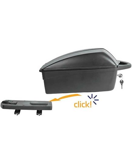 Кейс на багажник POLISPORT Top Case Quick Release System чорний, зображення 3