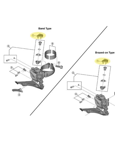 Крышка переключателя Shimano FD-R9100, изображение 2