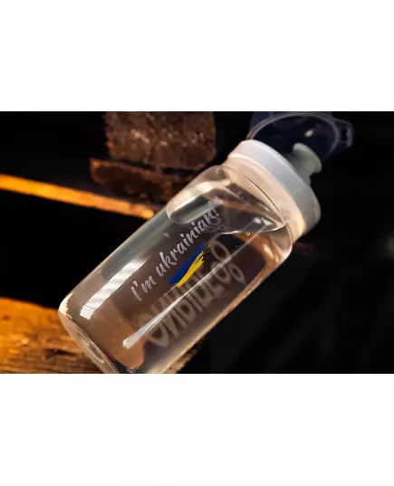 Фляга ONRIDE Elite Fly UA  550 мл прозора з ковпачком, зображення 2