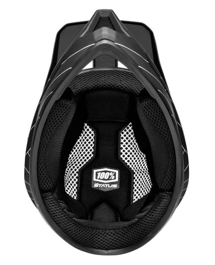 Велошолом фулфейс Ride 100% STATUS Helmet Black, зображення 5