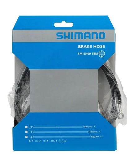 Гідролінія Shimano SM-BH90-SBM для диск. гальм, 2000мм чорн, зображення 2