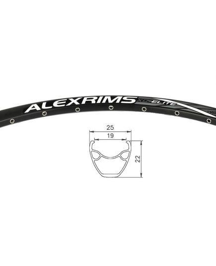 Обід ALEXRIMS XD-ELITE 700C 32 AV SSE BLK, зображення 2
