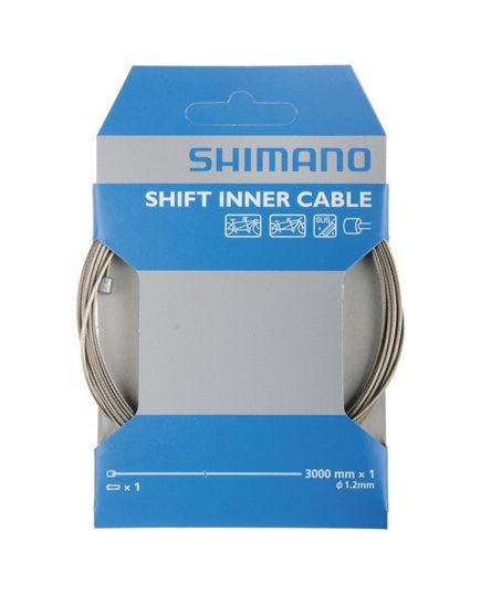 Трос перемикання Shimano 3000Х1.2мм для тандемів, нерж, зображення 2