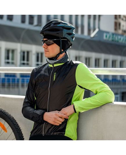 Чоловіча велосипедна вітрова куртка ONRIDE Fence, Розмір: XL, зображення 3