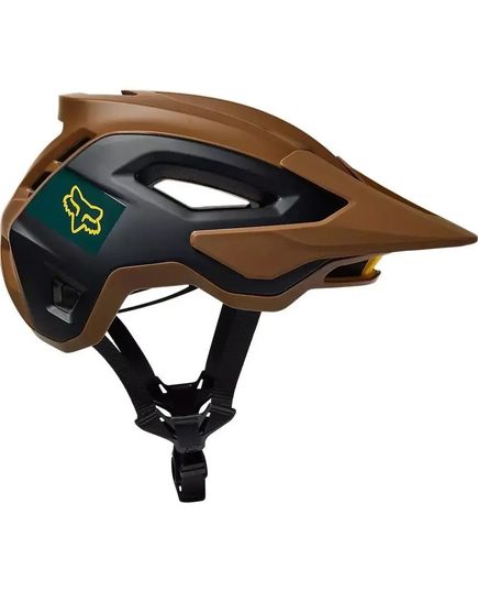 Шолом FOX SPEEDFRAME PRO BLOCKED, CE [NUT], Колір: Коричневий, Розмір шолома: L (59-63 см), зображення 2