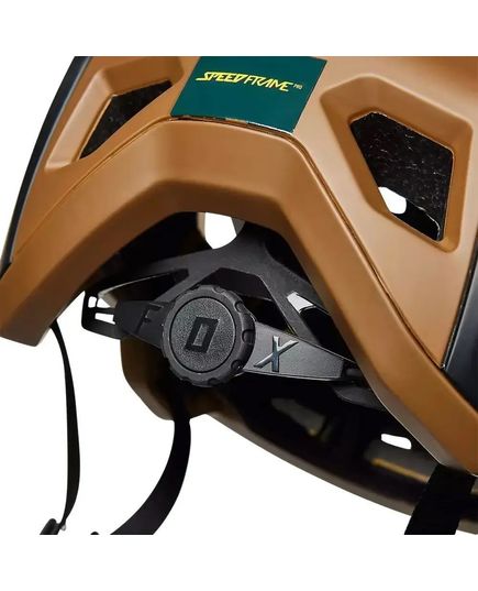 Шолом FOX SPEEDFRAME PRO BLOCKED, CE [NUT], Колір: Коричневий, Розмір шолома: L (59-63 см), зображення 6