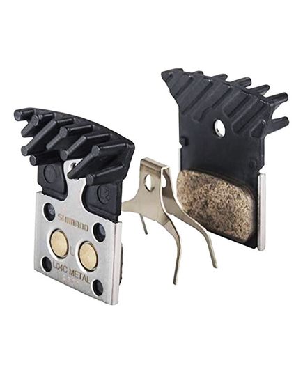 Гальмівні колодки Shimano L04C + радіатор  XTR/XT/SLX/ALFINE/SHIMANO, метал, зображення 2