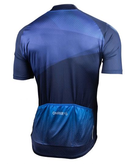 Веломайка с коротким рукавом ONRIDE Crystal, синий, Цвет: Синий, Размер: XL, изображение 2