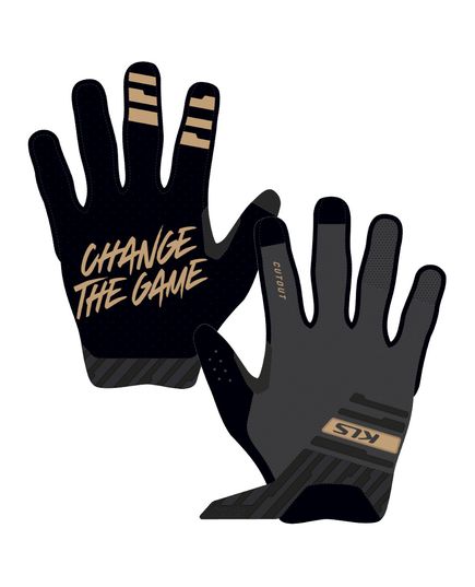 Перчатки с длинными пальцами KLS CUTOUT LONG 022 anthracite, Цвет: Серый, Размер: XL, изображение 3