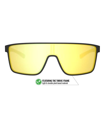 Окуляри Tifosi Sanctum, колір оправи Matte Black, одна лінза Smoke Yellow Mirror, Колір: Жовтий, зображення 3