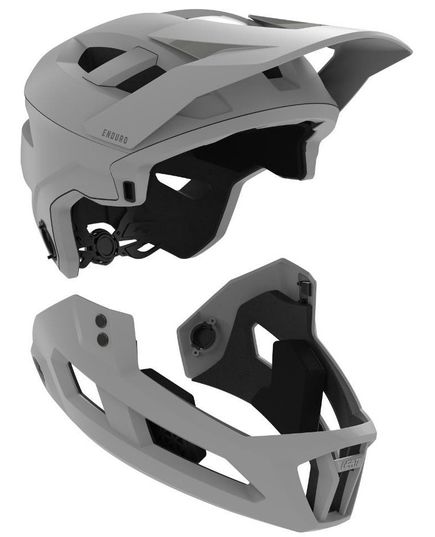 Шолом LEATT MTB 2.0 Enduro Helmet White, Колір: Білий, Розмір шолома: L (59-63 см), зображення 7