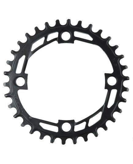 Зірка передня ONRIDE Solo 10, BCD: 104 мм, сталь, чорний, Розмір зірки: 34T, зображення 2