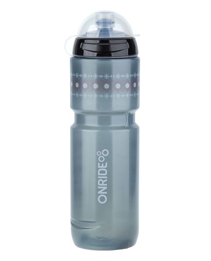 Фляга ONRIDE Own 800 мл, з ковпачком, прозора чорна, зображення 2