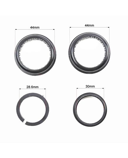 Рульова колонка KENLI, 1-1/8” x44x30мм, BK, ОЕМ, зображення 3