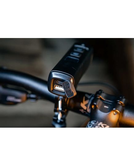 Велосипедна фара ONRIDE Swift (1500 lm, 4800 mAh, Type-C), зображення 2
