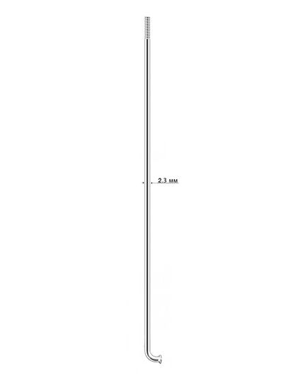 Спиці Rodi STAINLESS STEEL 2,3 мм, Колір: Сріблястий, Довжина спиці: 256 мм, зображення 2