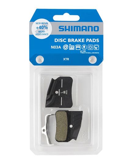 Гальмівні колодки Shimano N03A-RF +радіатор, полімер/resin, зображення 2