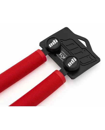Грипсы ODI Soft Longneck SLX 160 mm Single Ply Bright Red, Цвет: Красный, изображение 2