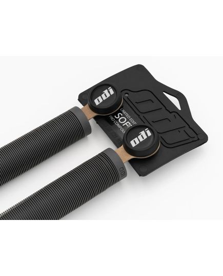 Гріпси ODI Soft Longneck SLX 160 mm Single Ply Graphite, Колір: Сірий, зображення 2