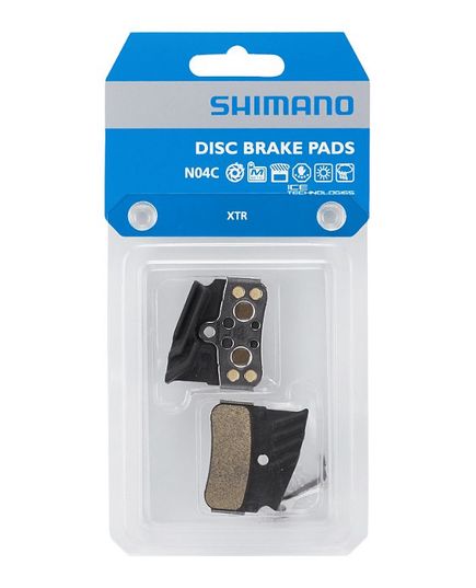 Гальмівні колодки Shimano N04C +радіатор XTR/XT/SLX, метал, зображення 2