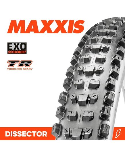 Покрышка Maxxis складная 29x2.40 (ETB00241300) Dissector WT, EXO/TR 60TPI, изображение 3