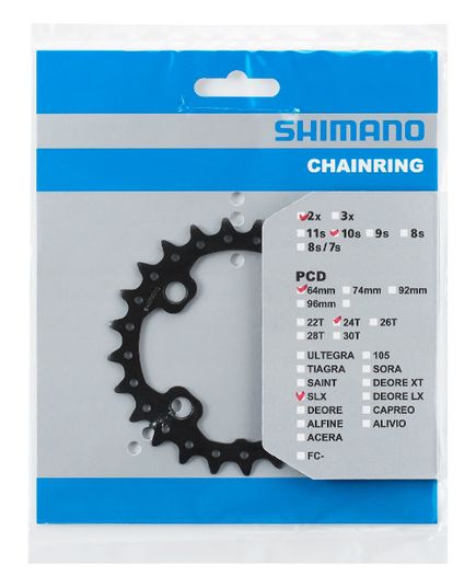 Звезда шатунов Shimano FC-M675 SLX, 24зуб. АМ, изображение 2