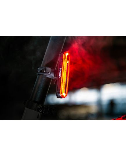 Блимавка задня ONRIDE Inferno 20 USB габаритне світло black, зображення 2