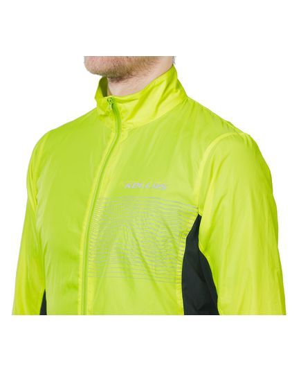 Велокуртка ветрозащитная KELLYS LEVANTE green, Цвет: Лайм, Размер: XL, изображение 2